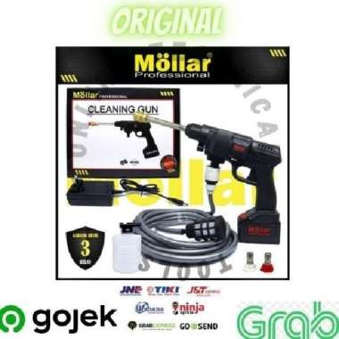 MOLLAR HPW Mesin Cuci Steam Motor Baterai 24V Cordless Jet Cleaner