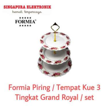Formia Tempat kue 3 tingkat Royal rose/Set