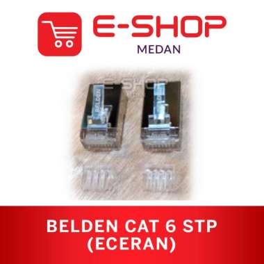 BELDEN RJ45 Connector Cat6 / Cat.6 STP Metal ( AP700004 ) ORI ECERAN