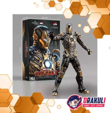 ZD Toys Marvel 1/10 Scale Collectible Figure - Iron Man 3 Mark 41