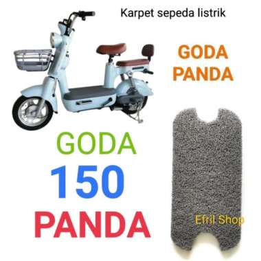 Karpet sepeda listrik GODA PANDA 150 Karpet Goda 150 Panda Cokelat
