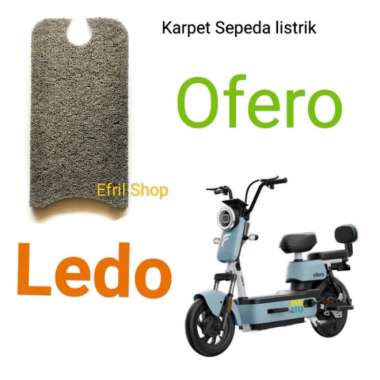 Karpet sepeda listrik Ofero Ledo Merah
