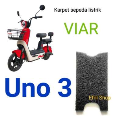 Karpet sepeda listrik Viar Uno 3 Merah