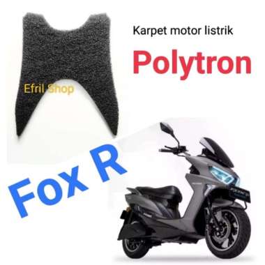 Karpet sepeda motor listrik Polytron Fox R Merah