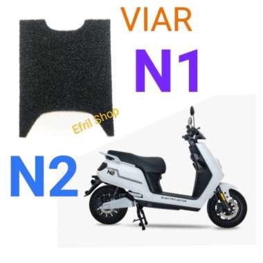 Alas kaki karpet sepeda motor listrik Viar N1 dan Viar N2 Hitam