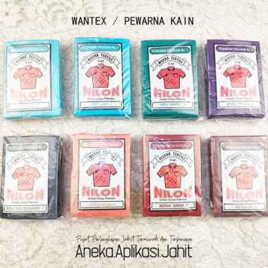 [1/2] WANTEX PEWARNA KAIN NILON PER BUNGKUS 8-MERAH HATI