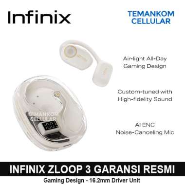 TWS Infinix Zloop MLBB Headset bluetooth Handfree earphone Bluetooth Murah Garansi RESMI zloop 3 Z L