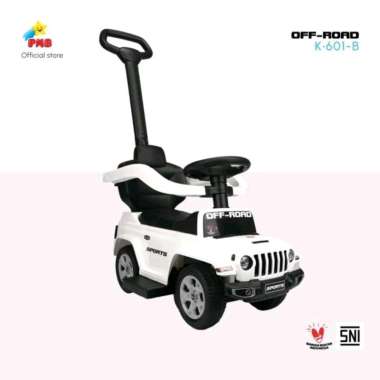 Stroller Mainan Anak Mobil Tolocar PMB K601B Jeep Dorong Manual K 601B Putih