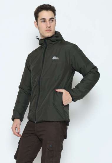 Hemmeh Puffer Jacket Hijau XL