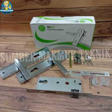 Kunci Pintu Besar Kotak Murah Set Handle Pintu Tebal