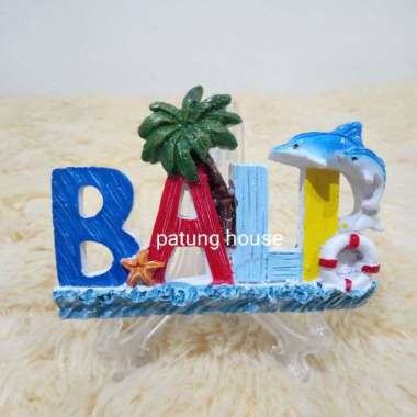 Fridge Magnet Kulkas Souvenir Bali Tulisan Indonesia