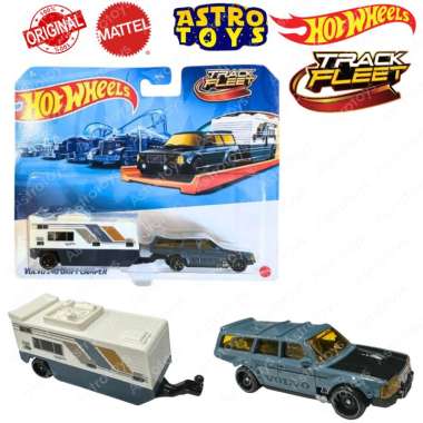 Hot Wheels Mainan Diecast Mobil Truk Gandeng Volvo 240 Drift Camper / Mainan Mobil Truck Hotwheels