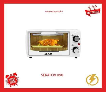 OVEN LISTRIK SEKAI 9 LITER 400 WATT LOW - OV 090