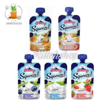 Cimory Thick & Creamy Squeeze Yogurt All Variant (120g) Original