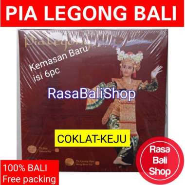 PIA LEGONG BALI, PIA LEGONG COKLAT KEJU, PIA BALI, PIA ENAK LEGONG - Coklat Keju