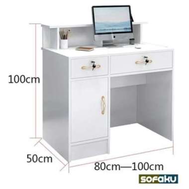 Meja Kasir MK-002 / Meja Konter Custom - Counter Table / Meja Toko - Meja Butik Meja Frontliner - Me