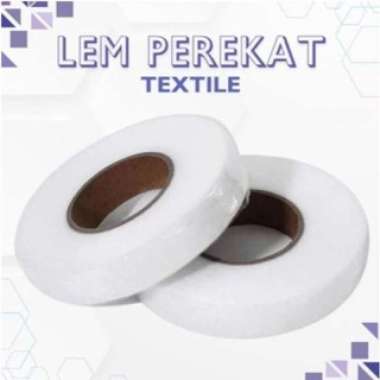 50 100 Yard Lem Perekat Kain Lem Tekstil sum som badge nama 2 sisi bolak balik 50y 100y 50 YARD
