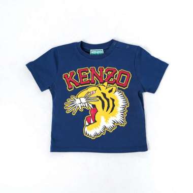Kaos KENZO TIGER YELLOW NAVY KIDS TSHIRT 100% ORIGINAL 12M