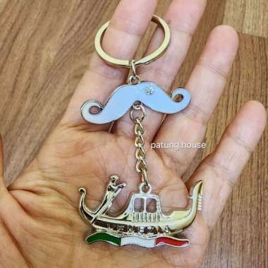 Gantungan Kunci Keychain Souvenir Venezia Venice Italy Italia Topi
