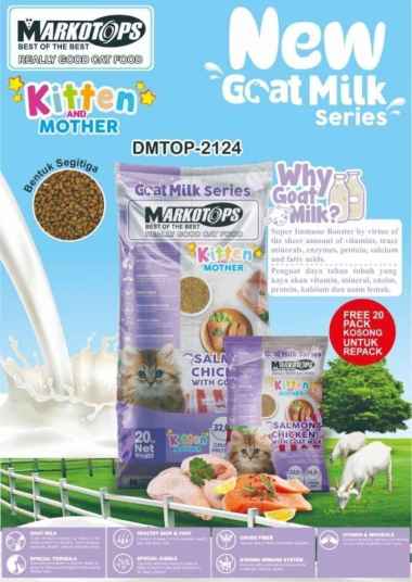 markotop cat food REPACK 800gr tuna salmon