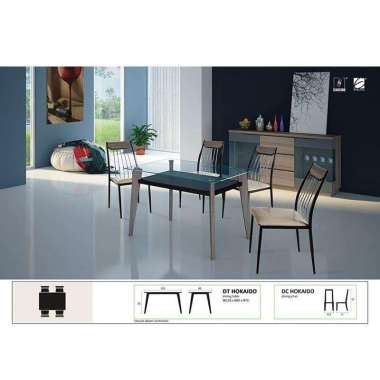 SET MEJA MAKAN SIANTANO HOKAIDO