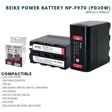 NP-F550 Battery For Sony DSR-PD150 HDR-FX7 HDR-FX1