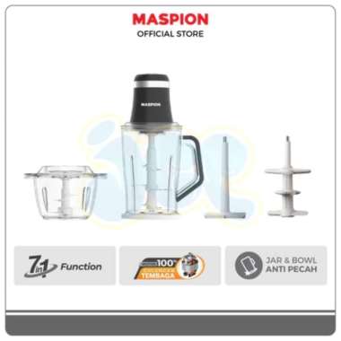 Jagemart - Maspion Chopper MFC-201 AP Food Blender Pencacah Makanan Bumbu Daging / 7 in 1