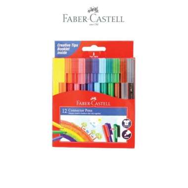 Faber-Castell Connector pen Spidol Warna 12 Warna