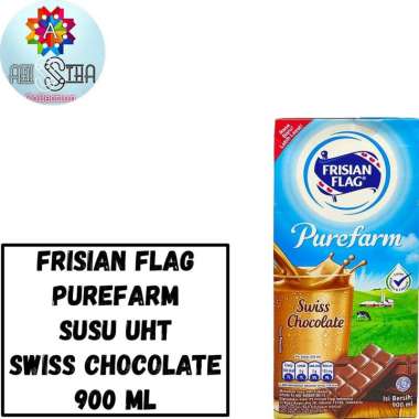 Frisian Flag PureFarm Susu UHT 900 ML Swiss Chocolate