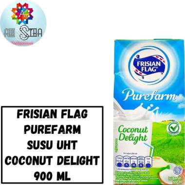 Promo Harga Frisian Flag Susu UHT Purefarm Coconut Delight 900 ml - Blibli
