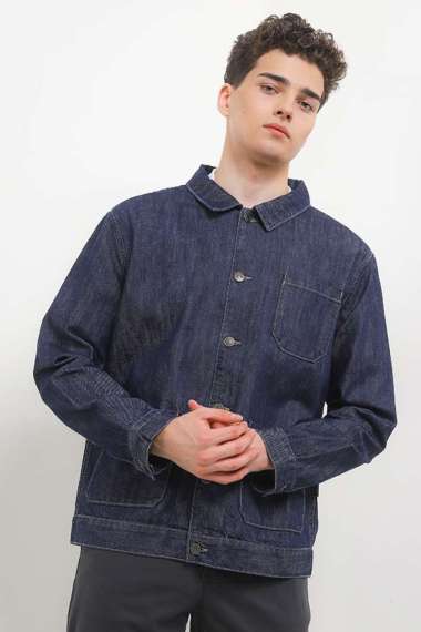 Cardinal Jaket Pria C0539J15A Medium Indigo M