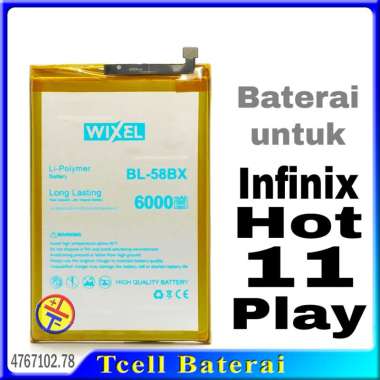 Baterai Wixel BL-58BX untuk Infinix Hot 11 Play BL58BX