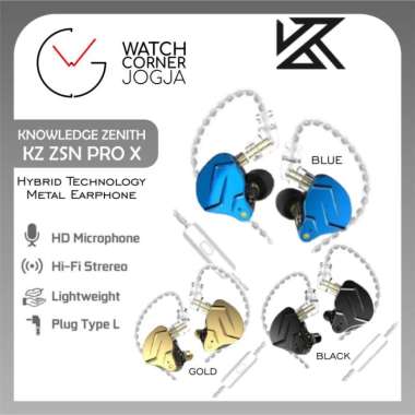 KZ ZSN Pro X In-Ear Earphone Metal 1BA+1DD Hybrid HIFI Bass Monitor