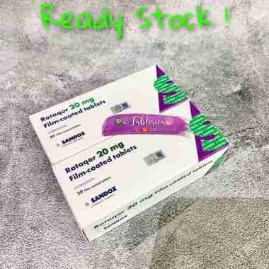 Rotaqor 20 mg 30 Tablets Sandoz perbox
