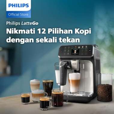 Mesin Kopi Otomatis - Philips Fully Automatic Espresso Machine EP4446/70 - Latte Go