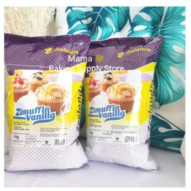 ZEELANDIA Zimuffin Zeemuffin Muffin Vanilla Vanila Instant 500 gr