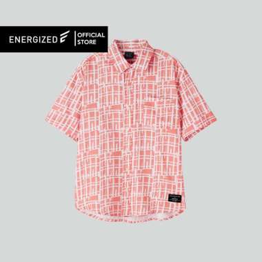 Energized Shirt Bohemian Explorer Men's Printed Resort 803-22027 L Orange