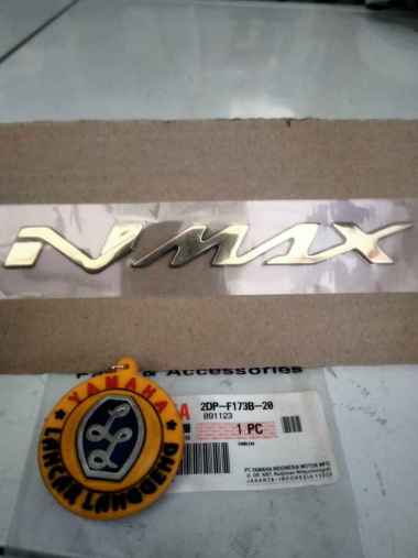 EMBLEM TIMBUL / EMBLEM 3D BODY BELAKANG YAMAHA NMAX OLD 2DP ORIGINAL YGP GOLDMUDA