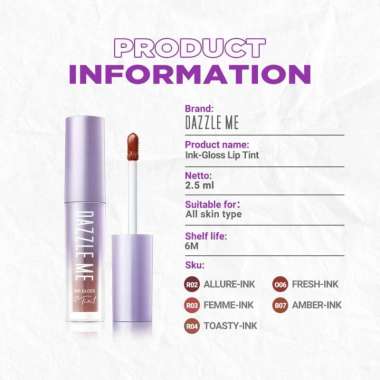 DAZZLE ME INK-GLOSS LIP TINT R04 Toasty-Ink