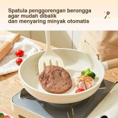 ECOCO Silicone Kitchenware - Spatula Silikon Sutil Silicone Berkualitas Alat Masak Food Grade Silico