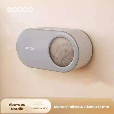 ECOCO Food Storage Cover Wall Rack - Kotak penyimpanan bungkus plastik yang dipasang di dinding peny