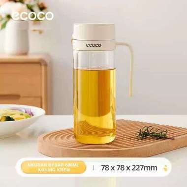 ECOCO Oil Pouring Kettle - Panci Minyak Kaca Dapur Rumah Tangga Non-minyak Gantung Wadah Minyak Kapa