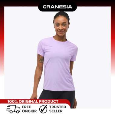 Baju Olahraga Wanita HK Airolite Run Short Sleeve|Kaos Olahraga Lari Gym Fitness S
