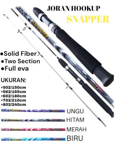 Joran Spinning Fiber Hookup Snapper 180 cm