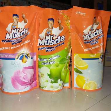 Mr Muscle Pembersih Lantai Refill 720 ml Lemon