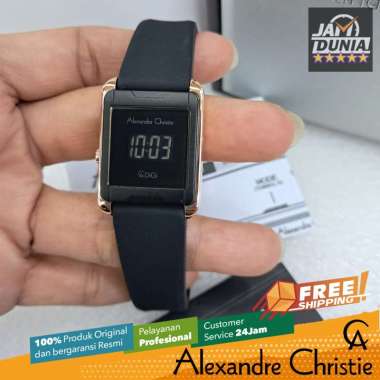 JAM ALEXANDRE CHRISTIE WANITA 9499 AC9499 AC 9499 BLACK ROSE GOLD ORIGINAL NG RS JAM TANGAN WANITA A