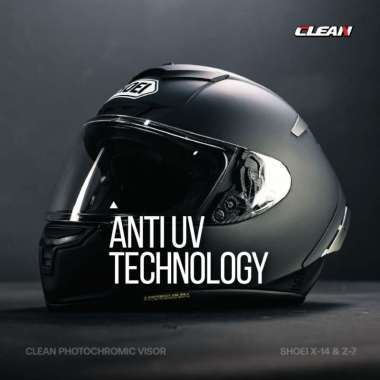 Kaca Shoei X14 Photochromic CLEAN by GMA Shoei Visor X Fourteen Z7