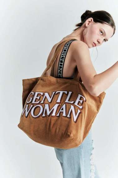 Gentlewoman Corduroy Tote Bag - Brown