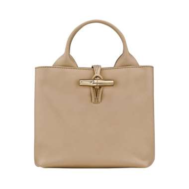 [12.12 Dealcember] Longchamp Le Roseau Small Handbag Root Nude