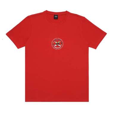 XTRAORDINARY T-Shirt Cotton Spandex Pria 48077 Current Red XL